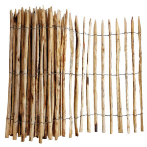 Kastanje frans schapenhek gekloofd 100cm hoog